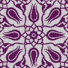 TULIP MOTIF CROCHET AFGHAN PATTERN GRAPH