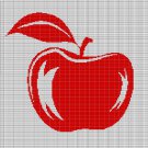 APPLE 3 CROCHET AFGHAN PATTERN GRAPH