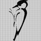 WOODPECKER 2 CROCHET AFGHAN PATTERN GRAPH