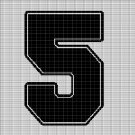 FIVE CROCHET AFGHAN PATTERN GRAPH