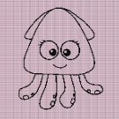 LITTLE SQUID CROCHET AFGHAN PATTERN GRAPH