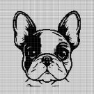 FRENCH BULLDOG HEAD CROCHET AFGHAN PATTERN GRAPH