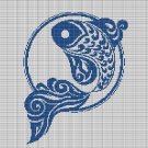 TRIBAL FISH 4 CROCHET AFGHAN PATTERN GRAPH