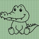 LITTLE CROCODILE CROCHET AFGHAN PATTERN GRAPH