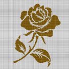 GOLDEN ROSE 2 CROCHET AFGHAN PATTERN GRAPH