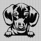 LITTLE DACHSHUND CROCHET AFGHAN PATTERN GRAPH