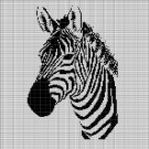 ZEBRA HEAD 2 CROCHET AFGHAN PATTERN GRAPH