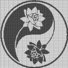 YIN YANG WATER LILY CROCHET AFGHAN PATTERN GRAPH