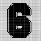 SIX CROCHET AFGHAN PATTERN GRAPH