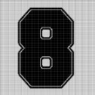 EIGHT CROCHET AFGHAN PATTERN GRAPH
