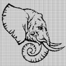 ELEPHANT HEAD 5 CROCHET AFGHAN PATTERN GRAPH