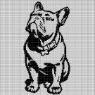 FRENCH BULLDOG 3 CROCHET AFGHAN PATTERN GRAPH