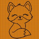 LITTLE FOX 5 CROCHET AFGHAN PATTERN GRAPH