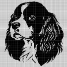 CAVALIER KING CHARLES DOG 2 CROCHET AFGHAN PATTERN GRAPH