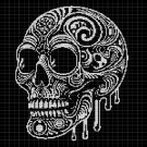 SKULL 8 CROCHET AFGHAN PATTERN GRAPH