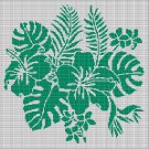 LEAVES AND FLOWERS CROCHET AFGHAN PATTERN GRAPH