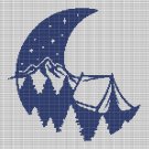 CAMPING IN THE NIGHT CROCHET AFGHAN PATTERN GRAPH