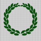 LAUREL WREATH 2 CROCHET AFGHAN PATTERN GRAPH