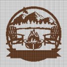 CAMPING 2 CROCHET AFGHAN PATTERN GRAPH