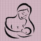 MOM AND BABY CROCHET AFGHAN PATTERN GRAPH