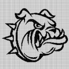 BULLDOG HEAD 4 CROCHET AFGHAN PATTERN GRAPH