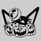 JACK SKELLINGTON HALLOWEEN CROCHET AFGHAN PATTERN GRAPH JACK SKELLINGTON HALLOWEEN CROCHET AFGHAN PATTERN GRAPH