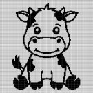 LITTLE COW CROCHET AFGHAN PATTERN GRAPH