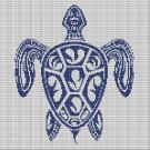 BLUE TURTLE 2 CROCHET AFGHAN PATTERN GRAPH