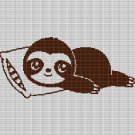 SLOTH 4 CROCHET AFGHAN PATTERN GRAPH