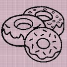 DONUTS 2 CROCHET AFGHAN PATTERN GRAPH