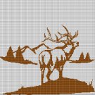 DEER 9 CROCHET AFGHAN PATTERN GRAPH