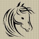 HORSE HEAD 22 CROCHET AFGHAN PATTERN GRAPH