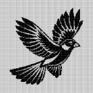 BIRD 3 CROCHET AFGHAN PATTERN GRAPH