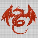 RED DRAGON 3 CROCHET AFGHAN PATTERN GRAPH