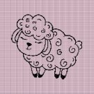 LITTLE SHEEP CROCHET AFGHAN PATTERN GRAPH