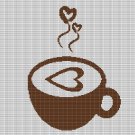 COFFEE 9 CROCHET AFGHAN PATTERN GRAPH COFFEE 9 CROCHET AFGHAN PATTERN GRAPH
