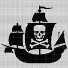 PIRATE SHIP CROCHET AFGHAN PATTERN GRAPH PIRATE SHIP CROCHET AFGHAN PATTERN GRAPH