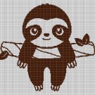 SLOTH 5 CROCHET AFGHAN PATTERN GRAPH