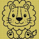 LITTLE LION 2 CROCHET AFGHAN PATTERN GRAPH