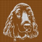 SPANIEL CROCHET AFGHAN PATTERN GRAPH