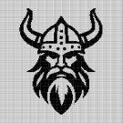 VIKING HEAD 4 CROCHET AFGHAN PATTERN GRAPH