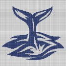WHALE FIN CROCHET AFGHAN PATTERN GRAPH