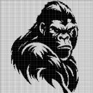 GORILLA  CROCHET AFGHAN PATTERN GRAPH