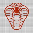 COBRA HEAD 2 CROCHET AFGHAN PATTERN GRAPH