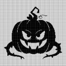 HALLOWEEN PUMPKIN 4 CROCHET AFGHAN PATTERN GRAPH