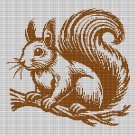SQUIRREL 7 CROCHET AFGHAN PATTERN GRAPH