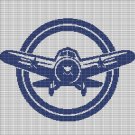 AIRPLANE 5 CROCHET AFGHAN PATTERN GRAPH