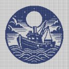 SEA ​​VIEW CROCHET AFGHAN PATTERN GRAPH