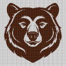 BEAR HEAD 5 CROCHET AFGHAN PATTERN GRAPH