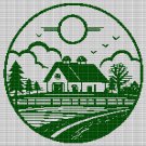 FARM CROCHET AFGHAN PATTERN GRAPH